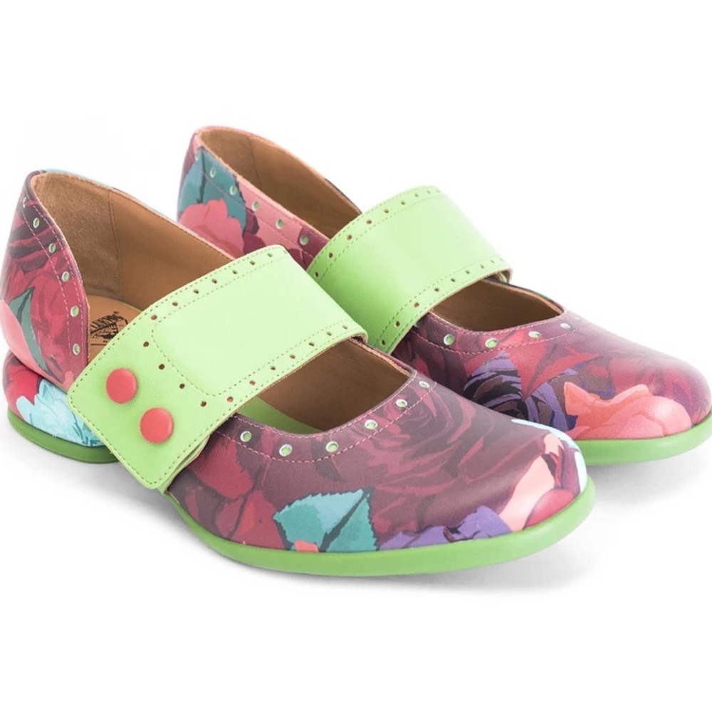 John Fluevog Fellowships Cleo Mary Jane Flat 10.5